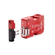 Guard Locking Switch TLSZL-GD2 Guardmaster, power-to-lock, 2PNP, red glass-filled PBT, -10..60°C, M12 8pin, 24VAC/VDC solenoid, IP66/69K, NEMA3/4X/12/13