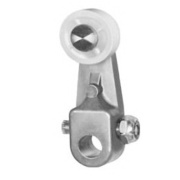 Operating Lever, Roller Lever, Non-Adjustable, 1.5 In, Roller On Front, Steel, 0.75 In, 0.25 In