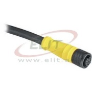 DC Micro Cordset Guardmaster 889D, M12 8pin socket » M12 8pin plug, 1.5A 30VAC/36VDC, -20..80°C, 10m PVC cable, IP65, NEMA4, Allen-Bradley