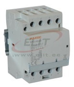 Modular Contactor C1-63, 4NO 13/40kW 25/63A 400VAC, cv 230VAC, 6..35mm²
