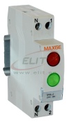 LED Indicator, green ^red, 230VAC, 1..16mm², 1M, TS35