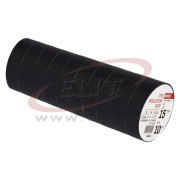 Insulating tape, 15mm x 10m, dielectric strength 40 kV/mm, PVC, UV resistant, water resistant, -25..90°C, black, Emos