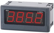Digital Panel Meter N24, 4 digits LED display, input 4..20mA, unit V, sv 85-253VAC/DC, svo. 24VDC, non-standard settings, QI certificate, ■96x48/ □92x45, IP65