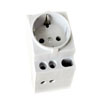 Modular Socket outlet, 2P+E 10/16A 250VAC Schuko, 2.5M, TS35, MaxPro