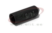 Cable Endcap HSEC 110, hot melt adhesive, 14/5mm, wall thick 2.2mm, L45mm, crosslinked polyolefin -55..110°C/ +120°C, UV resistant, black