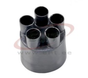 Cable Breakout HLB 510, 5cores, 40/19mm (wall thick 2.5mm) L98mm, crosslinked polyolefin -55..125°C/ +130°C, UV resistant, black