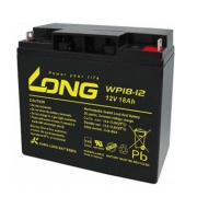 Battery WP, 12V 18Ah, Faston tab 250, 181x167x76mm, Long