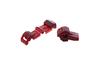 Splice Connector QSA, 0.5..1.0mm² 600V, 105°C, nylon, brass, 100pcs/pck, red