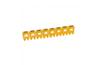 Marker CAB3, 0.5..1.5mm², U, strip 30pcs, yellow