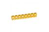 Marker CAB3, 0.5..1.5mm², V, strip 30pcs, yellow