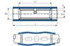 Butt Connector Ver 2 b, insulated, 1.5..2.5mm² 600V, L26mm, -25..75°C, PVC, copper, 100pcs/pck, blue