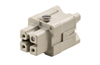 Insert HDC HA 3 FS, female, size 1, 3P 16A 400V, -40..125°C, screw