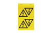 Device Marker Symbolpack 50x50x50 B/DR, Triangle Lightning Flash, self-adhesive, -45..80°C, 40pcs/pck| 4pcs/sht, yellow-black