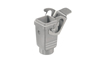 Coupling hood HDC 04A KOLU 1M20G, size 1, side-locking clamp on lower side, diecast aluminium, -40..125°C, M20, IP65