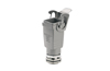 Base HDC 04A ELU 1M20G, size 1, side-locking clamp on lower side, diecast aluminium, -40..125°C, screw mount, M20, IP65