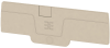 End Plate AEP DT 2.5 3C, beige