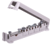 Equipotential Busbar POT 25/V, strip 30x4mm/ conductor ø8..10mm ^ø50mm² ^ø6mm² ^6x 6..25mm²
