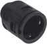 Conduit Connector Straight RQG-M, M50x1.5| D54.5, wrench 65mm, -40..120°C, polyamide impact-resistant, TPE, V0 (UL 94), IP68/69, black