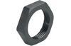 Locknut Synthetic, M32x1.5, wrench 41mm, thread 7mm, -40..100°C, glass fiber reinforced polyamide, HF, black