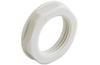 Locknut w. Flange Synthetic, PG7, wrench 19mm, thread 5mm, -30..100°C, PA6, HF, Agro, light grey