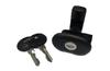 Lock with key Viro, E COR, complete black