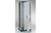 Inner Door EUPI, 1000Wx2000H, double bar locking w. 3mm double-bit insert, incl. vert. uprights, hori. rails, mount accessories, C3M| epoxy resin layer, grey