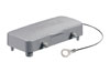 Cover HDC 16B DODQ 4BO, size 6, side-locking clamp, lower side, -40..125°, diecast aluminium, IP65
