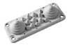 Multigate FL21 LMC-14, 2x 24..54, 3x 14..22, 4x 14..18, 5x 10..14, -40..100°C, UL94V-0, incl. rivets set, IP54, Trelleborg, grey